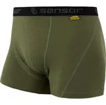 Pánské funkční trenky Sensor MERINO DF L Khaki, Černá