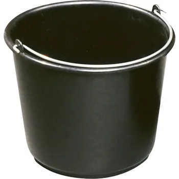Zednická nádoba Vědro ReCycled® 12 lit, stavební, plast, černé