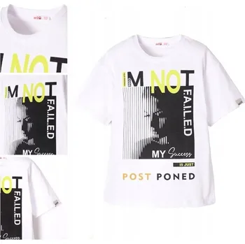 Dívčí tričko DÍVČÍ TRIČKO WF BAVLNA BÍLÉ VELIKOST 164