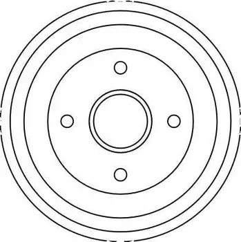 Zavěšení kol TRW DB4275 Brzdový buben