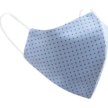 Ochranné bavlněné rouško Belisima světle modré, univerzální