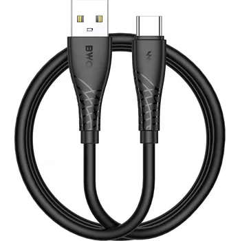 Datový kabel Kabel BWOO USB-C - USB-C 1 m černý