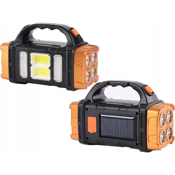 Svítilna Multifunkční LED COB lampa Solární Svítilna + Dobíjecí AKU USB POWERBANKA
