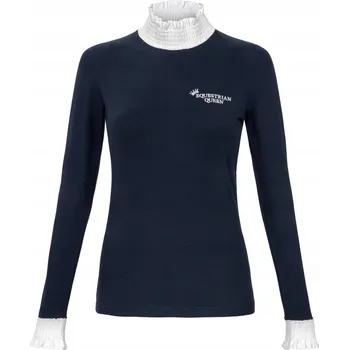 Dámské tričko Dámské soutěžní tričko EQUESTRIAN QUEEN Hazel 22AW, tmavě modré, velikost L