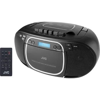 Radiopřijímač Radiopřijímač JVC boombox CD USB MP3 Bluetooth rádio FM DAB+ AUX + dálkové ovládání