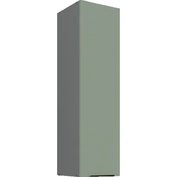 Kuchyňská skříňka Vysoká horní kuchyňská skříňka LUNARA - šířka 30 cm, zelená / antracit