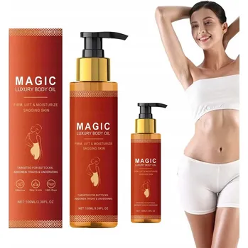 Tělový olej Magický Zpevňující Olej na Tělo – Hydratační a Vypínací Olej na Pleť