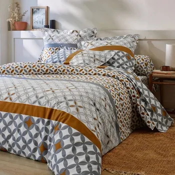 Povlečení Blancheporte Bavlněné povlečení Marlow s geometrickým vzorem Velikost: povlak na polštář 50x70cm, hladký lem