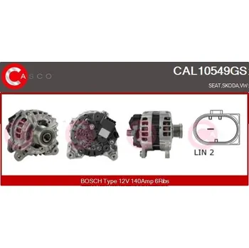 Alternátor Generátor CASCO CAL10549GS