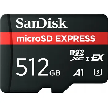 Paměťová karta Paměťová karta SANDISK EXPRESS microSDXC 512GB 880/650MB/s