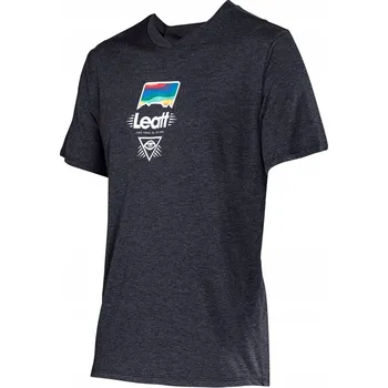 cyklistický dres Leatt cyklistické tričko MTB Gravity 1.0 Black Černé L