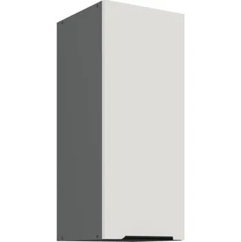 Kuchyňská skříňka Horní kuchyňská skříňka LUNARA - šířka 30 cm, bílá / antracit