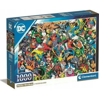 Puzzle Clementoni - Puzzle 1000 Impossible DC Comics - Compact