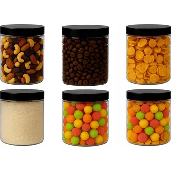 Sklenice Sklenice sklenice Nádoby na potraviny 1000 ml kuchyňská nádoba 1l sada 6 ks