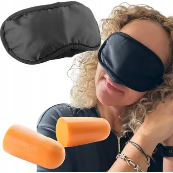 Škraboška na spaní SMARTRIP maska na spaní z mikrovlákna (mikrofáze) šedá