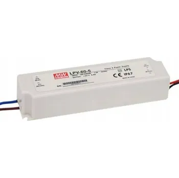 Napájecí zdroj pro osvětlení Napájecí zdroj pro LED 5V 8A 40W MEAN WELL LPV-60-5