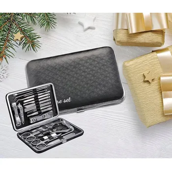 PROFESIONÁLNÍ SADA NA MANIKÚRU PEDIKÚRA 23 KUSŮ NÁSTROJŮ NA NEHTY