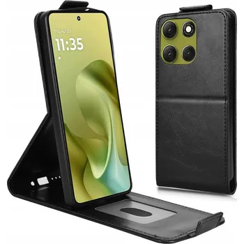 Pouzdro na mobilní telefon Flipové pouzdro Erbord pro Motorola Moto G86 Power, černé