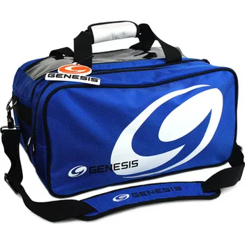 Bowling TAŠKA NA 2 KOULE NOSIČKA S PROSTOREM NA BOTY GENESIS SPORT MODRÁ