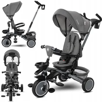 Dětské vozidlo Skládací otočná dětská Tříkolka Lorelli 5 v 1 se stříškou