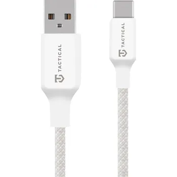 Datový kabel Tactical Stitch Thread Cable USB-A/USB-C 2m White 57983126583