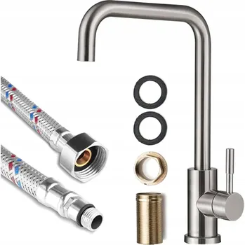 Vodovodní baterie Stojánková kuchyňská baterie Maibang NEREZOVÁ OCEL béžová