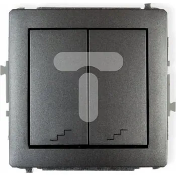 vypínač Schodišťový vypínač pod omítku Karlik grafitový 11DWP-33