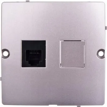 Elektrická zásuvka Telefonní zásuvka nástěnná Kontakt-simon béžová