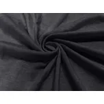 Prostěradlo Jersey lux tmavě šedá 200x90