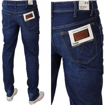 Pánské džíny WRANGLER TEXAS SLIM DŽÍNY ROVNÉ "BLUE ABYSS" _ W36 L30