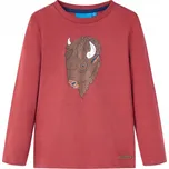 VidaXL dětská blůzka s dlouhým rukávem bavlna vícebarevná velikost 116