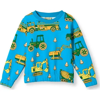 Dívčí mikina Småfolk Hellblau 701977 86