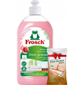 Mycí prostředek Tekutý prostředek na mytí nádobí Frosch Balzám Granátové jablko Zázvor 1 l