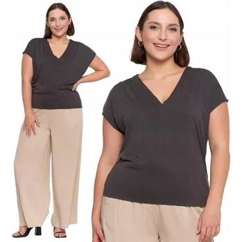 Moraj halenka s krátkým rukávem střih volný velikost XL