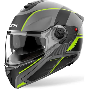 Motodoplněk Výklopná helma Airoh Specktre Leaf matná žlutá M
