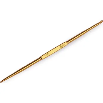 Jehla na filcování Oboustranný háček na háčkování vel. 1;2;3;4;5;6;7;8, střední, 3-4 měděná světlá