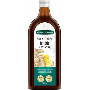 NFC šťáva zázvor s citronem 100% 500 ml Premium Rosa