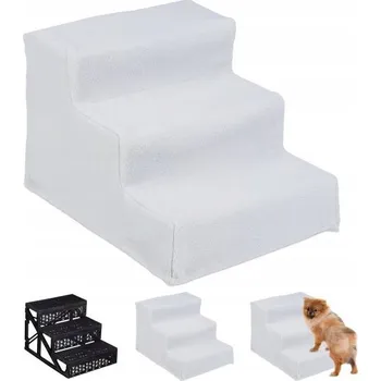 Schůdek Schůdky pro psa Relaxdays 3 stupně 30 cm, nosnost 32 kg