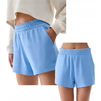 Dámské kraťasy 4F dámské sportovní kraťasy (kraťasy) do půlky stehen, bavlna (bavlna), velikost XS