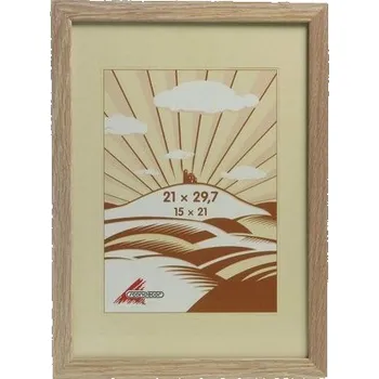 Rám na obraz Rámeček na foto 21 x 29,7 cm - světle hnědý - 850583