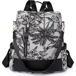 Crossbody batůžek s popruhem Ara Flower Černý 14L