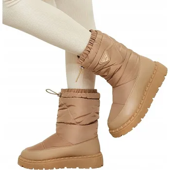 Dámská zimní obuv HNĚDÉ DÁMSKÉ SNĚHULE YOPPELLA 40