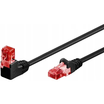 Síťový kabel Patchcord Goobay U/UTP 6 RJ45 / RJ45 1 m černý