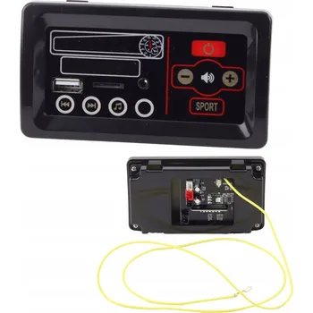 Dětské elektrovozidlo Hudební panel do vozidla na Akumulátor - 12V