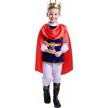 Karnevalový kostým KOSTÝM DĚTSKÝ KOSTÝM PRINCE Z POHÁDKY KRÁLOVSKÝ SYNEK PŘEVLEK KARNEVAL 116