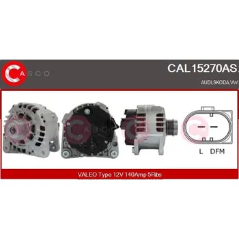 Alternátor Generátor CASCO CAL15270AS