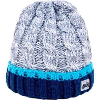 Čepice Chlapecká zimní ČEPICE s podšívkou a zahnutým šátkem 48-50, 1-3 roky