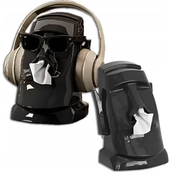 Zásobník na papírové ručníky Krabička Zásobník na kapesníky Krabička Na Ubrousky STOJAN VĚŠÁK NA SLUCHÁTKA velký