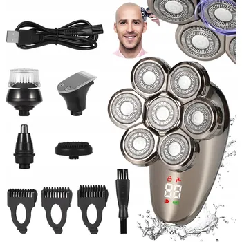 Holicí strojek Holicí Strojek pro muže Akumulátorový holicí strojek Zastřihovač nosu a vousů 5v1