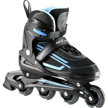 Kolečkové brusle Kolečkové brusle NILS Extreme NJ19803 modré vel.L (39-42)